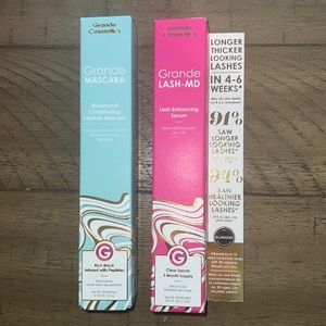 Grande Lash Enhancing Serum & Waterproof Conditioning Peptide Mascara